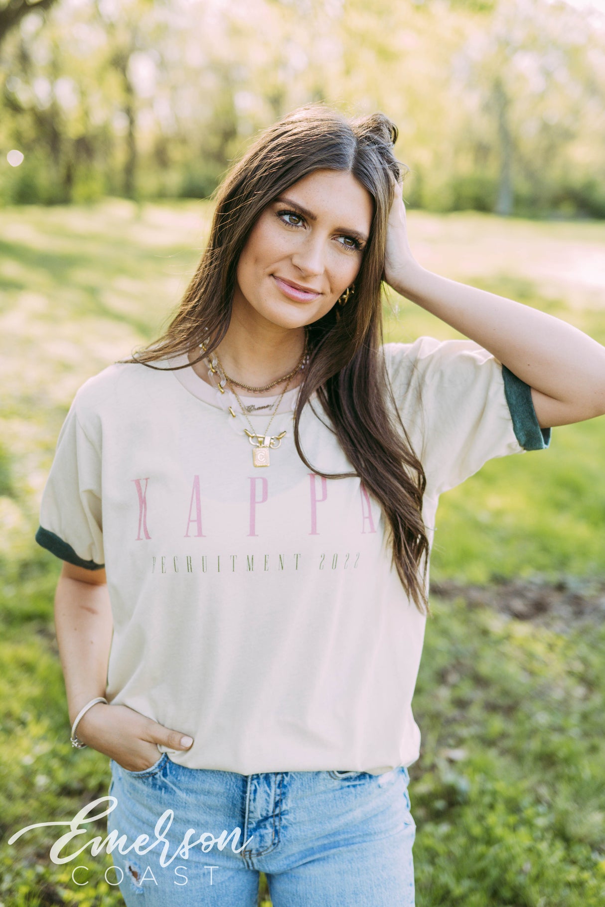 Kappa Kappa Gamma Recruitment Colorblock Ringer