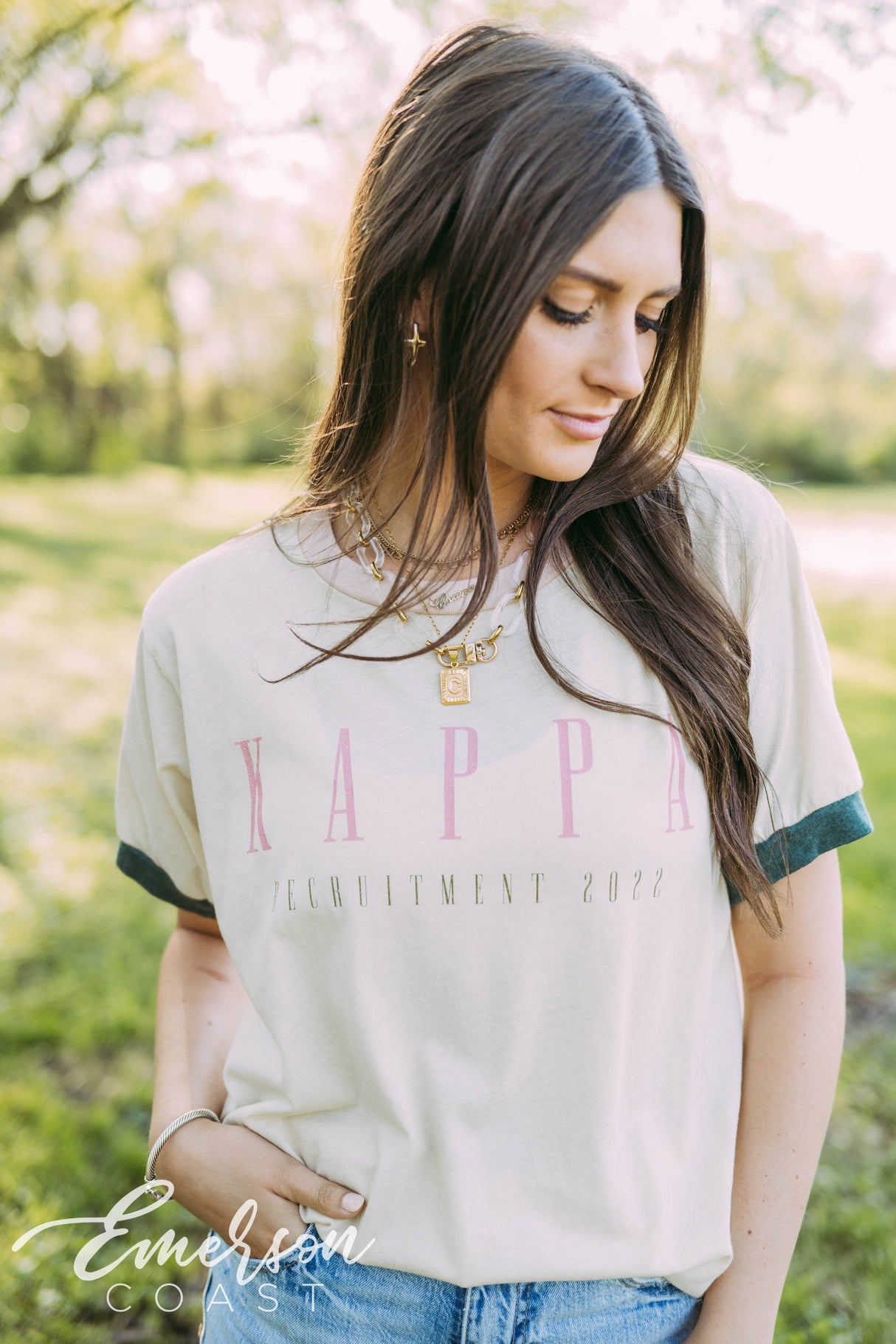 Kappa Kappa Gamma Recruitment Colorblock Ringer