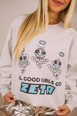 Zeta Tau Alpha PowerPuff Girls Crewneck