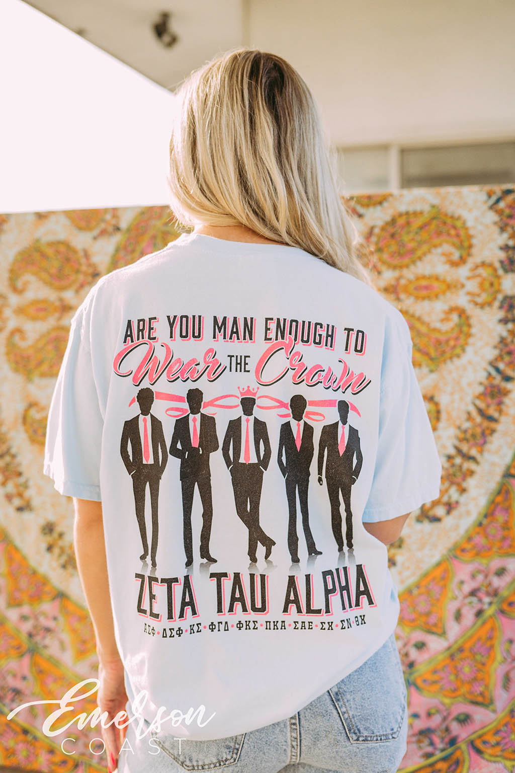 Zeta Tau Alpha Philanthropy Wear The Crown Tee