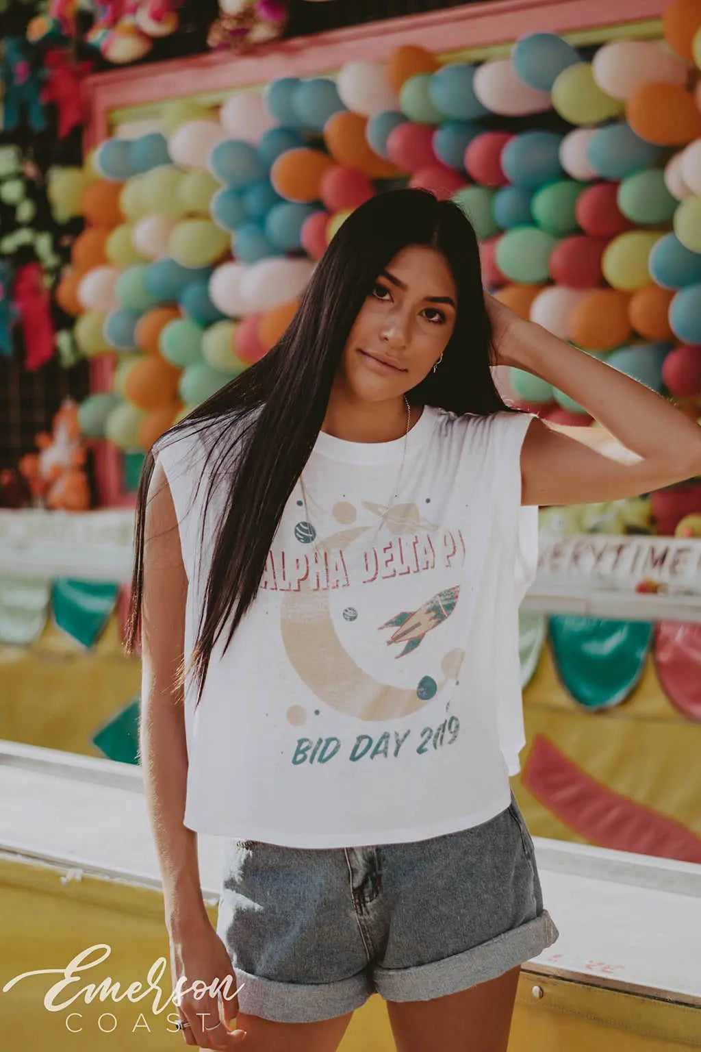 Alpha Delta Pi Space Bid Day Tank