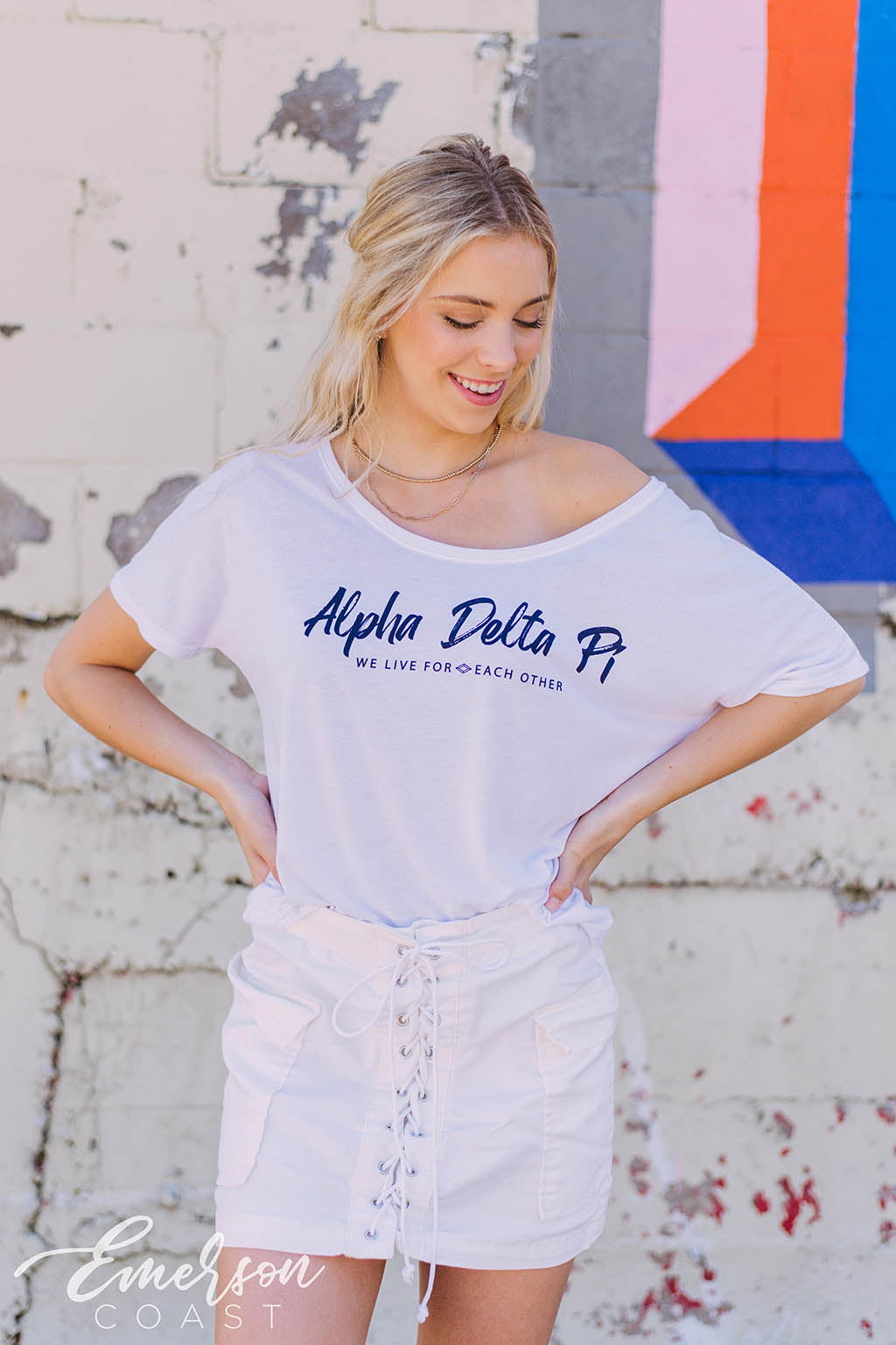 Alpha Delta Pi Slouchy PR T-Shirt