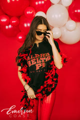 Alpha Delta Pi Coming In Hot Bid Day Notch Tee