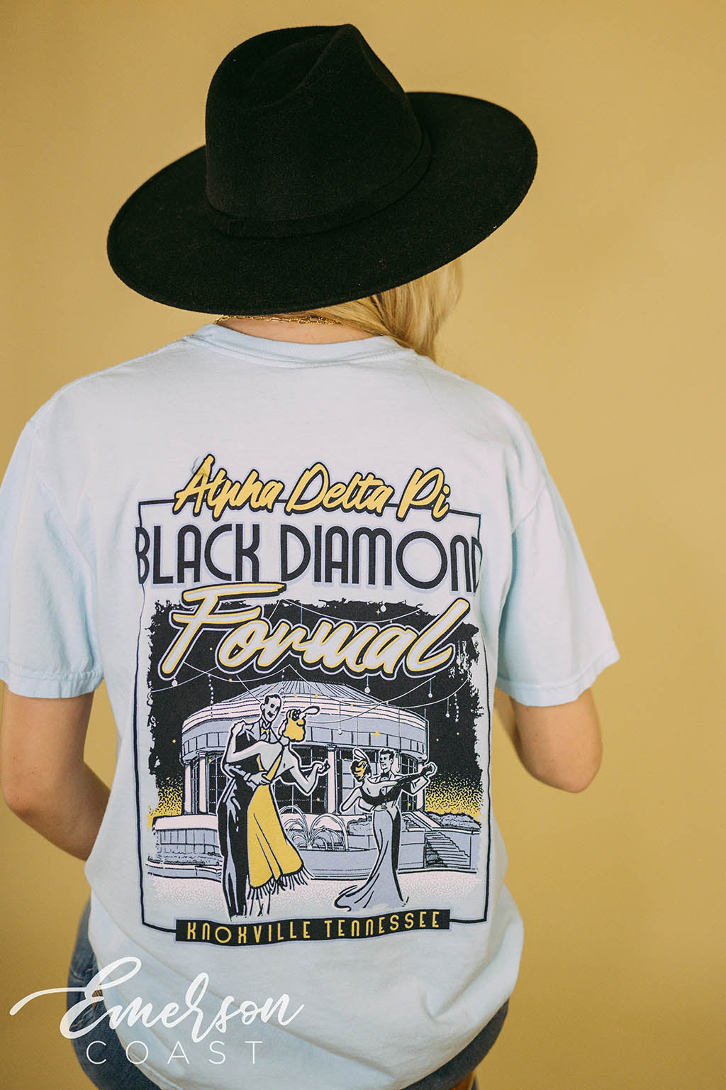 Alpha Delta Pi Black Diamond Formal T-shirt