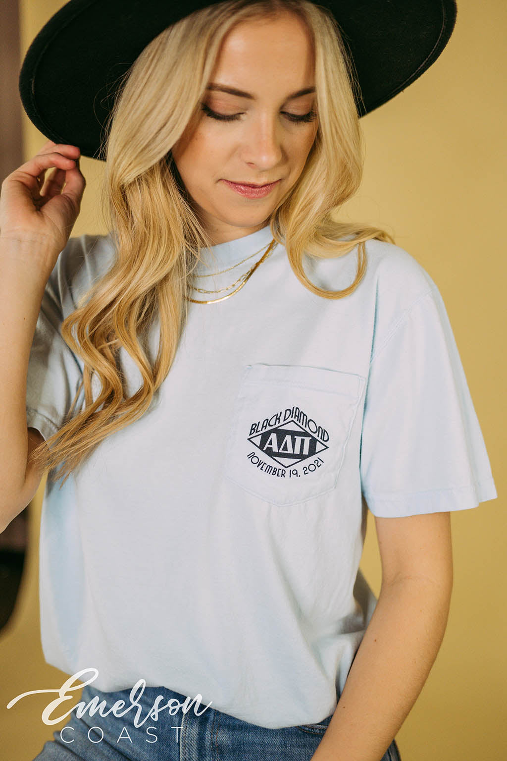 Alpha Delta Pi Black Diamond Formal T-shirt