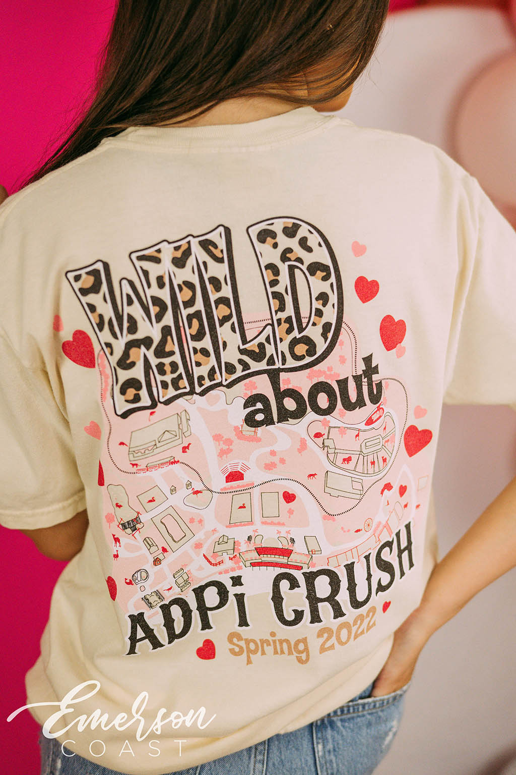 Wild About ADPI Crush Semi Formal T-shirt