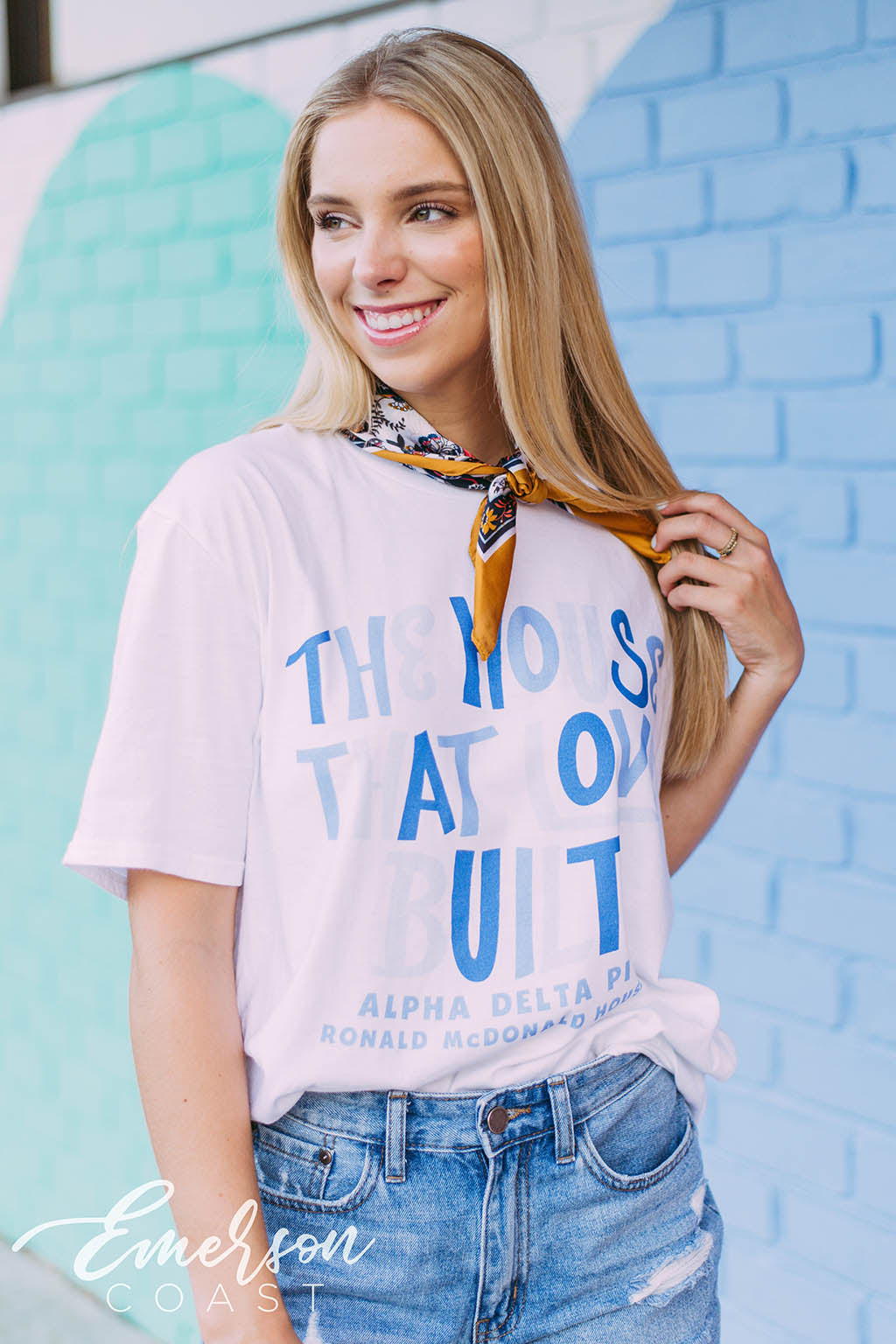 ADPi The House That Love Built Tee