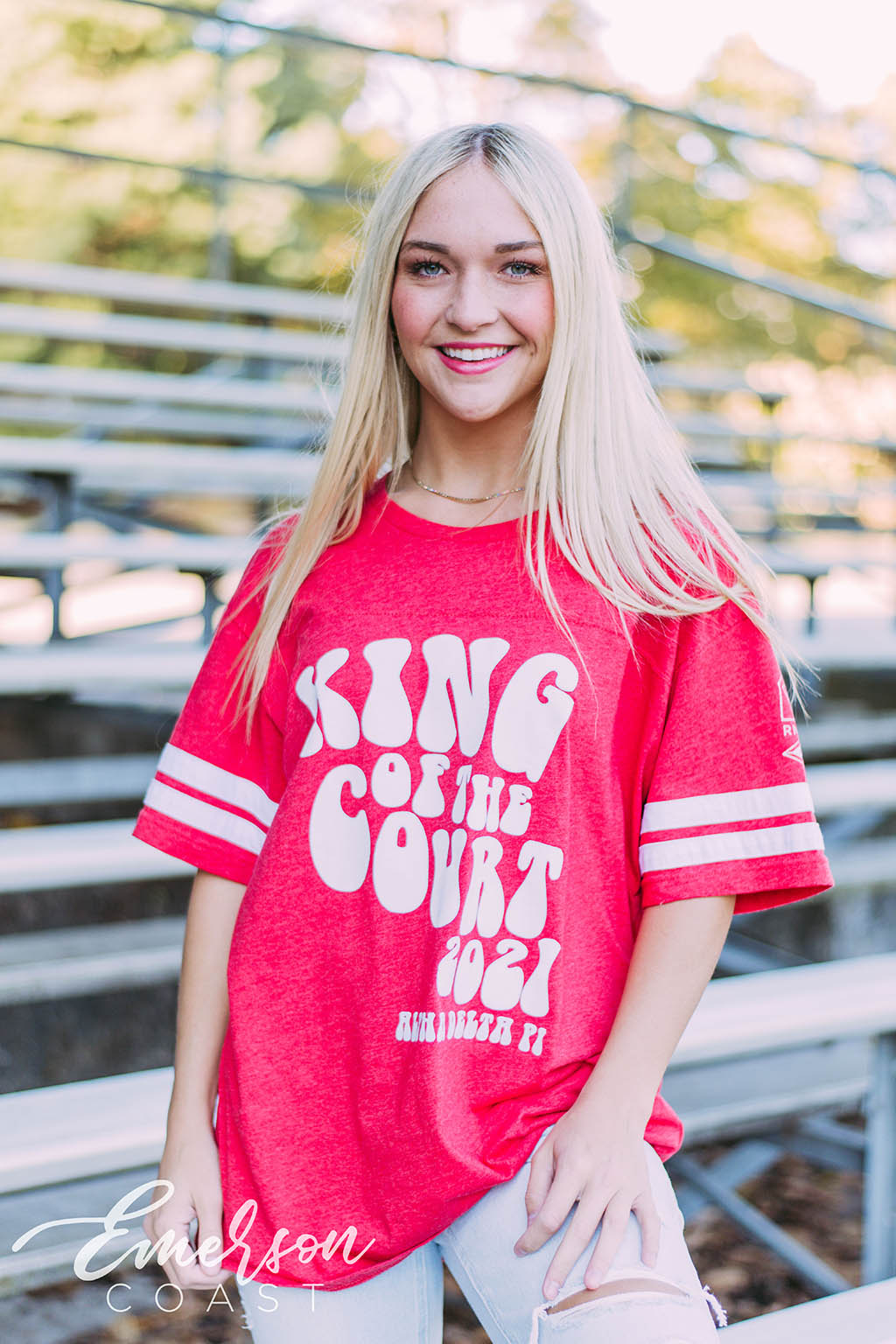 Alpha Delta Pi King of the Court Jersey Tee