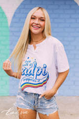 Alpha Delta Pi RMHC Philanthropy Notch Tee