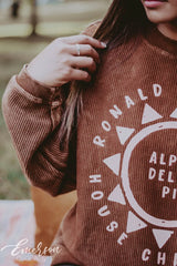 Alpha Delta Pi Philanthropy Corduroy Crewneck