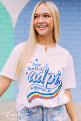 Alpha Delta Pi RMHC Philanthropy Notch Tee