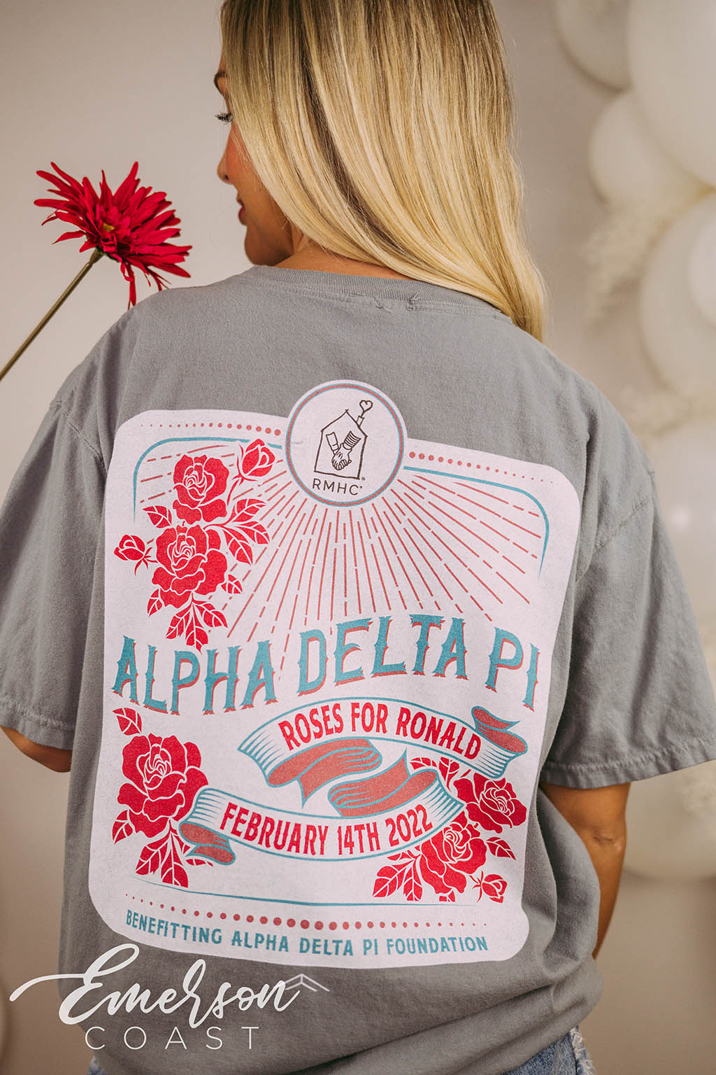 Alpha Delta Pi Philanthropy Roses for Ronald Tee