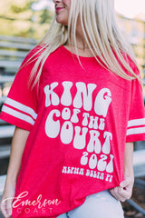 Alpha Delta Pi King of the Court Jersey Tee