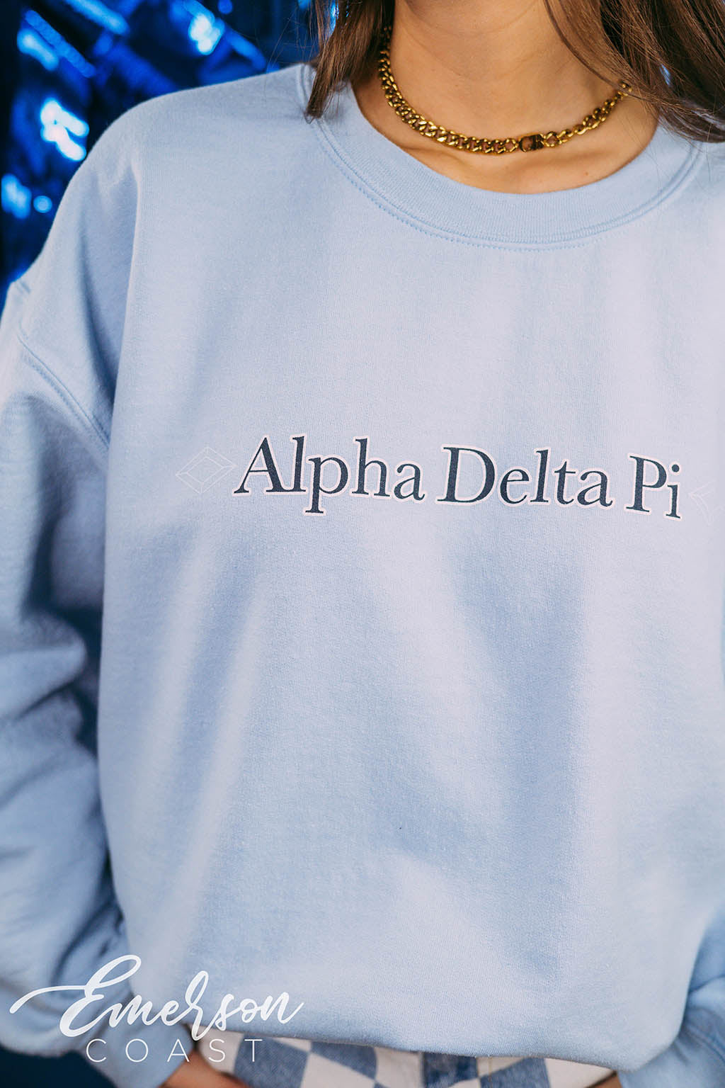 Alpha Delta Pi PR Simple Crewneck