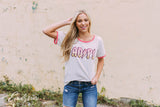 ADPi Retro Lightning Ringer Tshirt