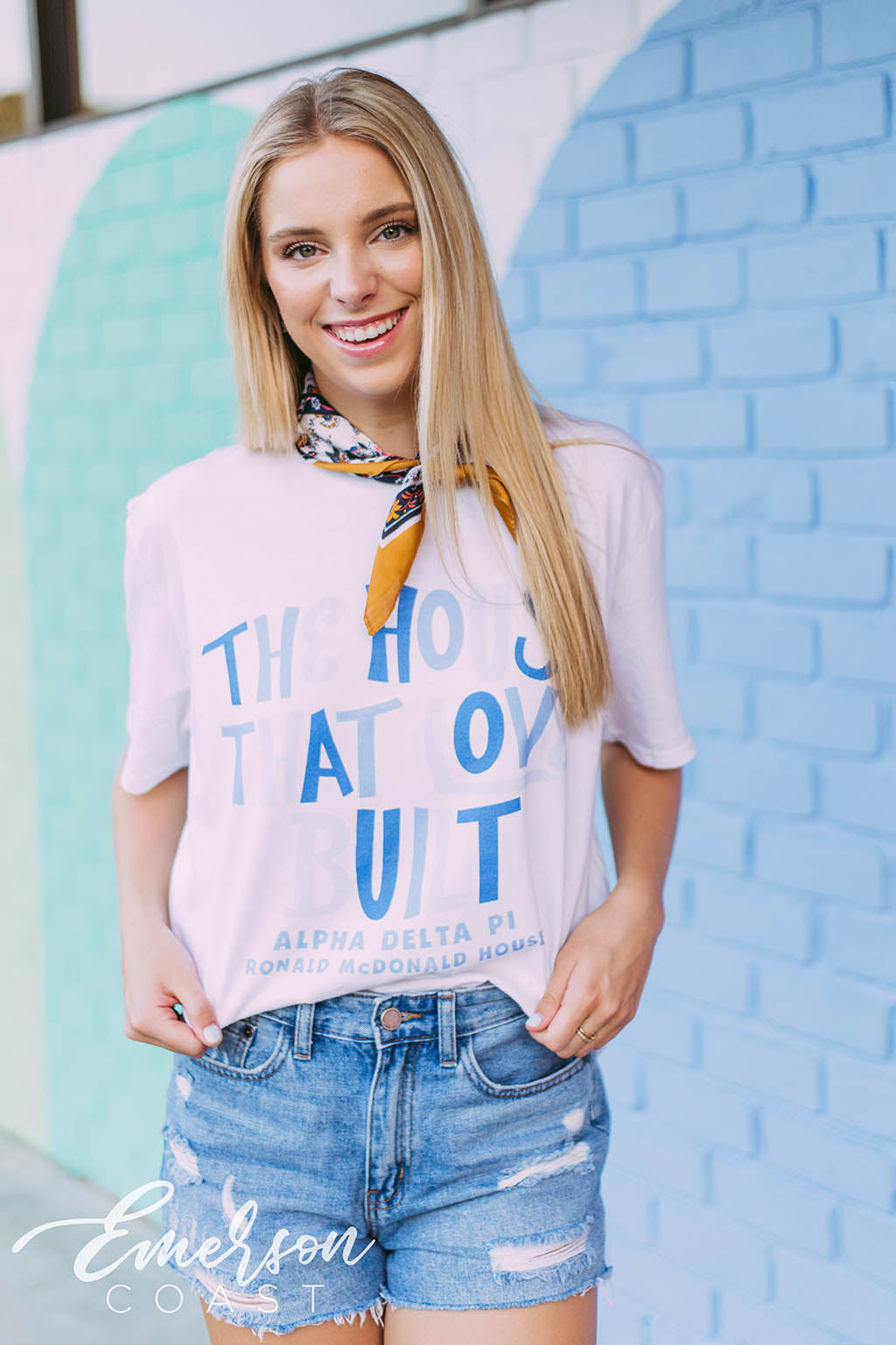 ADPi The House That Love Built Tee