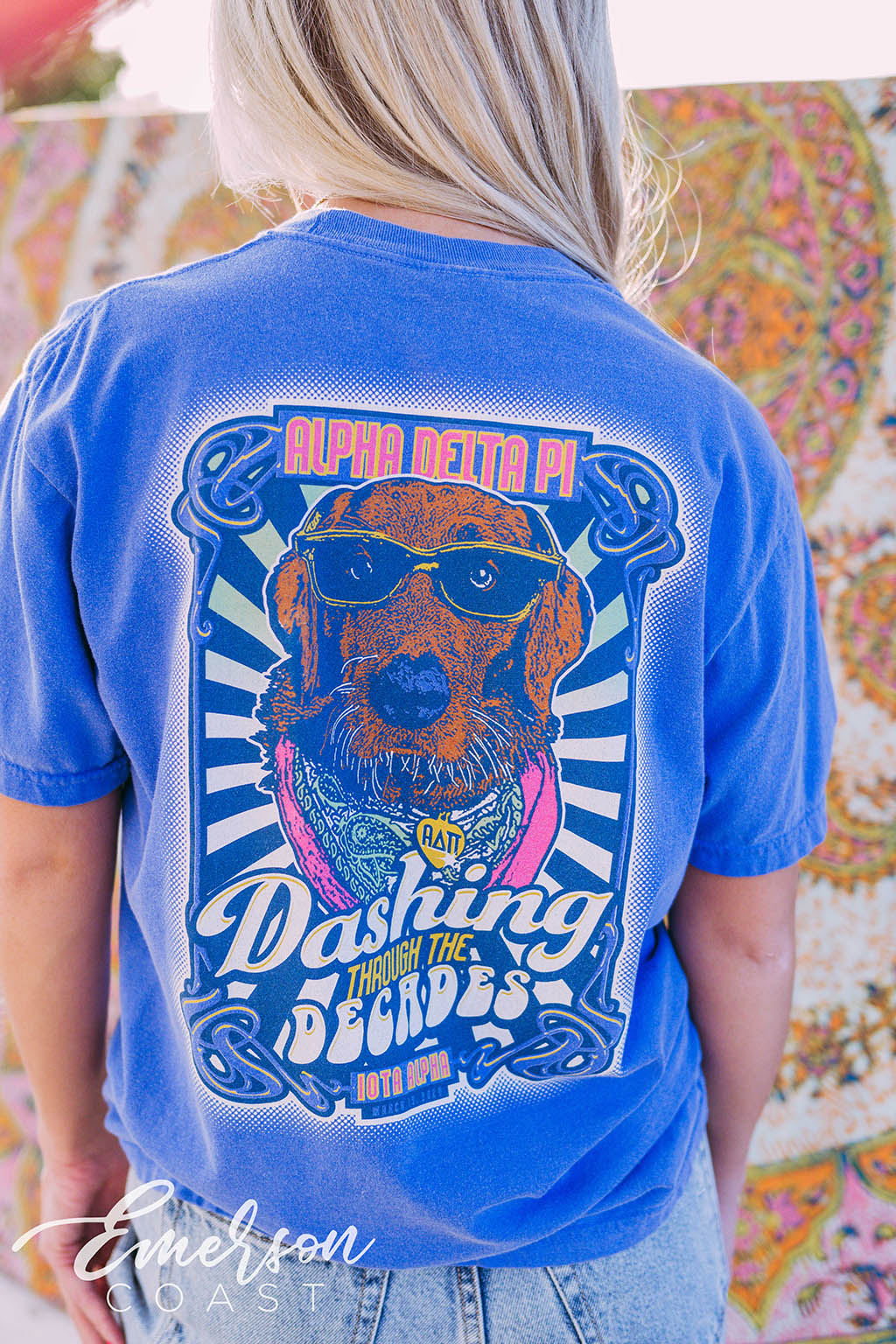 Alpha Delta Pi Social Dashing Through The Decades Tee