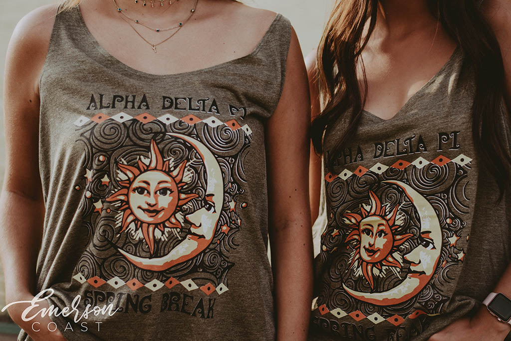 ADPi Sun and Moon Spring Break Tank