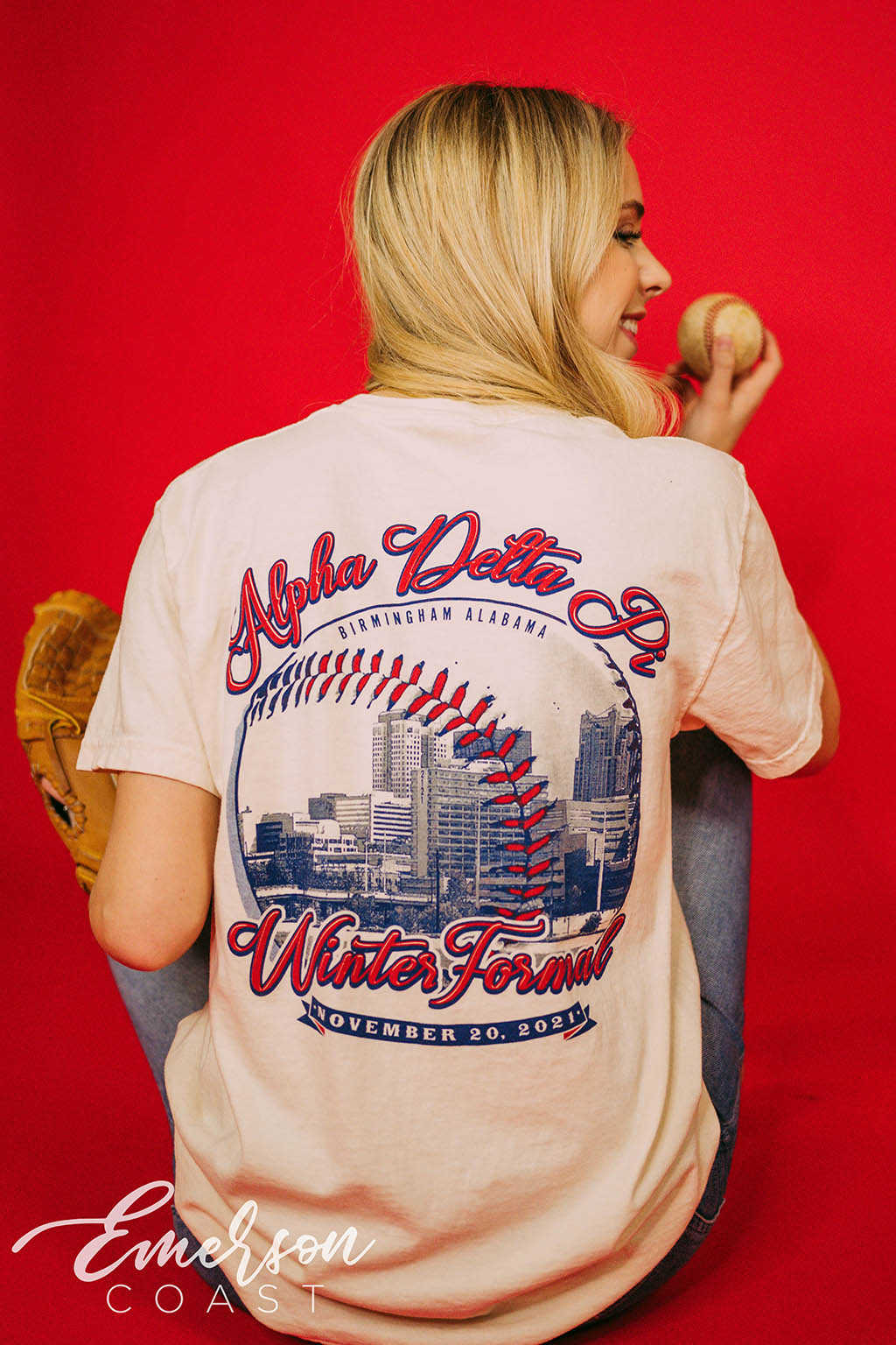 Alpha Delta Pi Baseball Winter Formal Tshirt