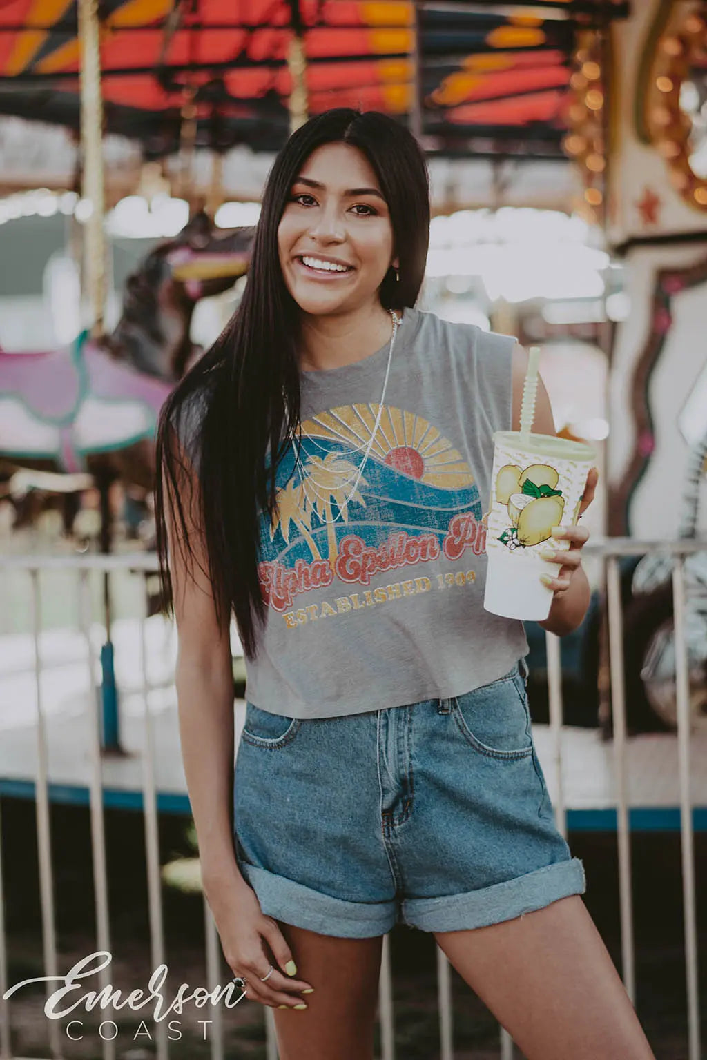 Alpha Epsilon Phi Crop Top Tank