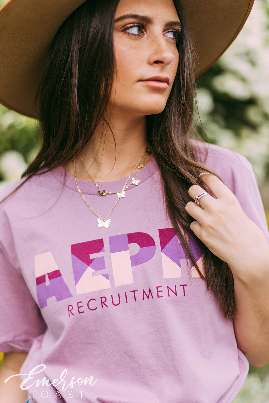 AEPHI Lilac Recruitment Tee