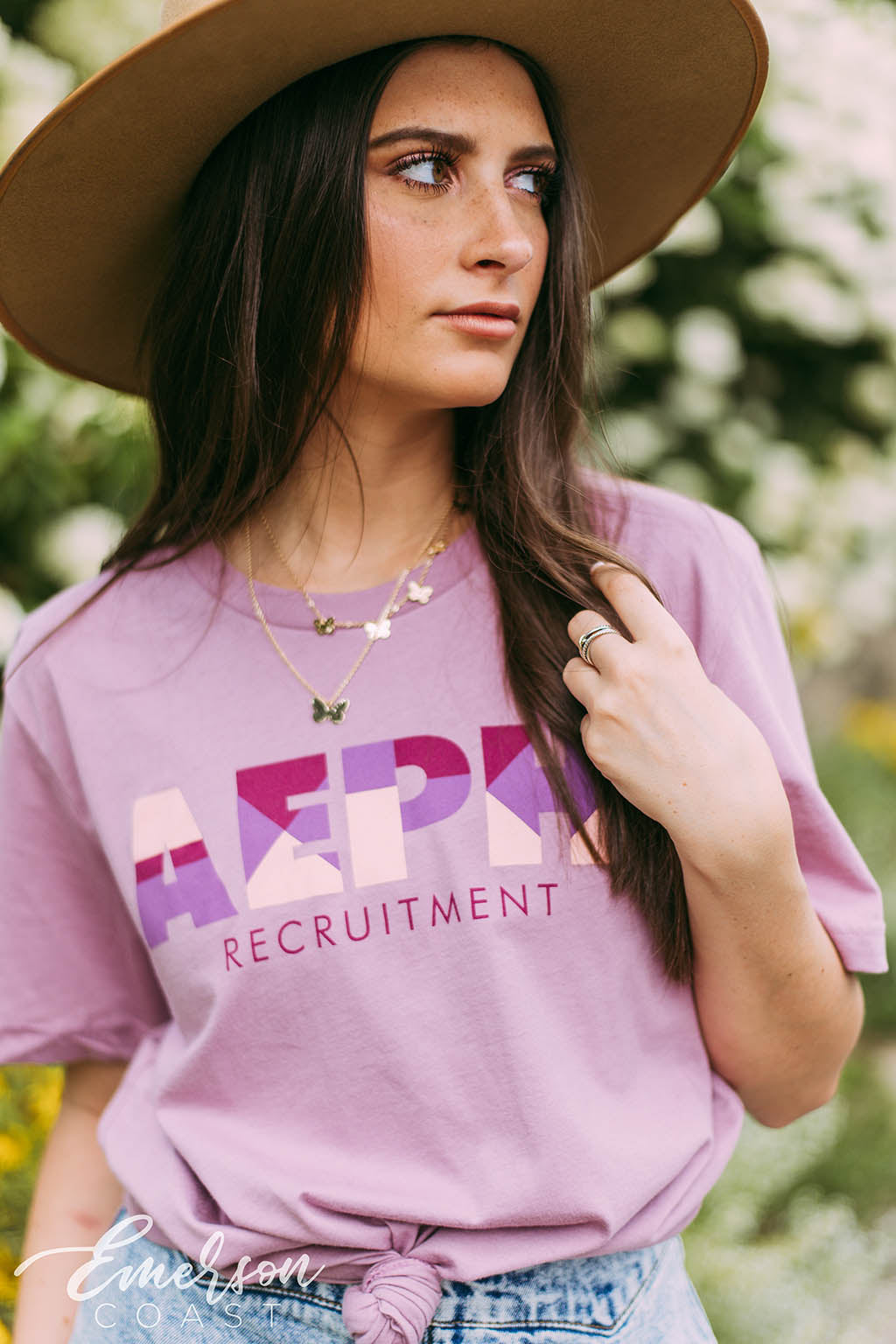 AEPHI Lilac Recruitment Tee