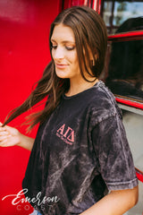 Alpha Gamma Delta Homecoming BBQ Mineral Wash Tee