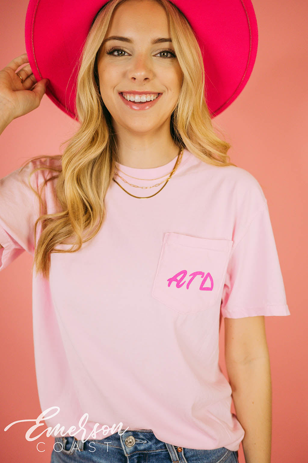 Alpha Gam Donut Big Little Mixer Tee