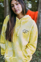 Alpha Gamma Delta Butterfly Yellow Hoodie
