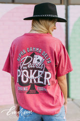 Alpha Gamma Delta Pearls and Poker Spring Formal Tee