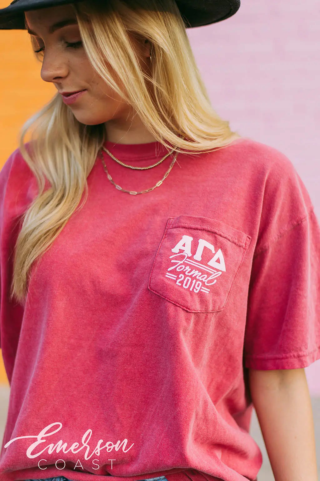 Alpha Gamma Delta Pearls and Poker Spring Formal Tee
