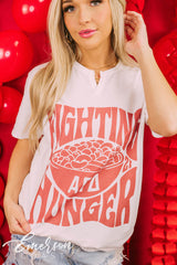 Alpha Gamma Delta Fighting Hunger Notch Tee