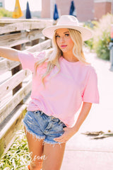 Alpha Gamma Delta PR Flower Pink Tee