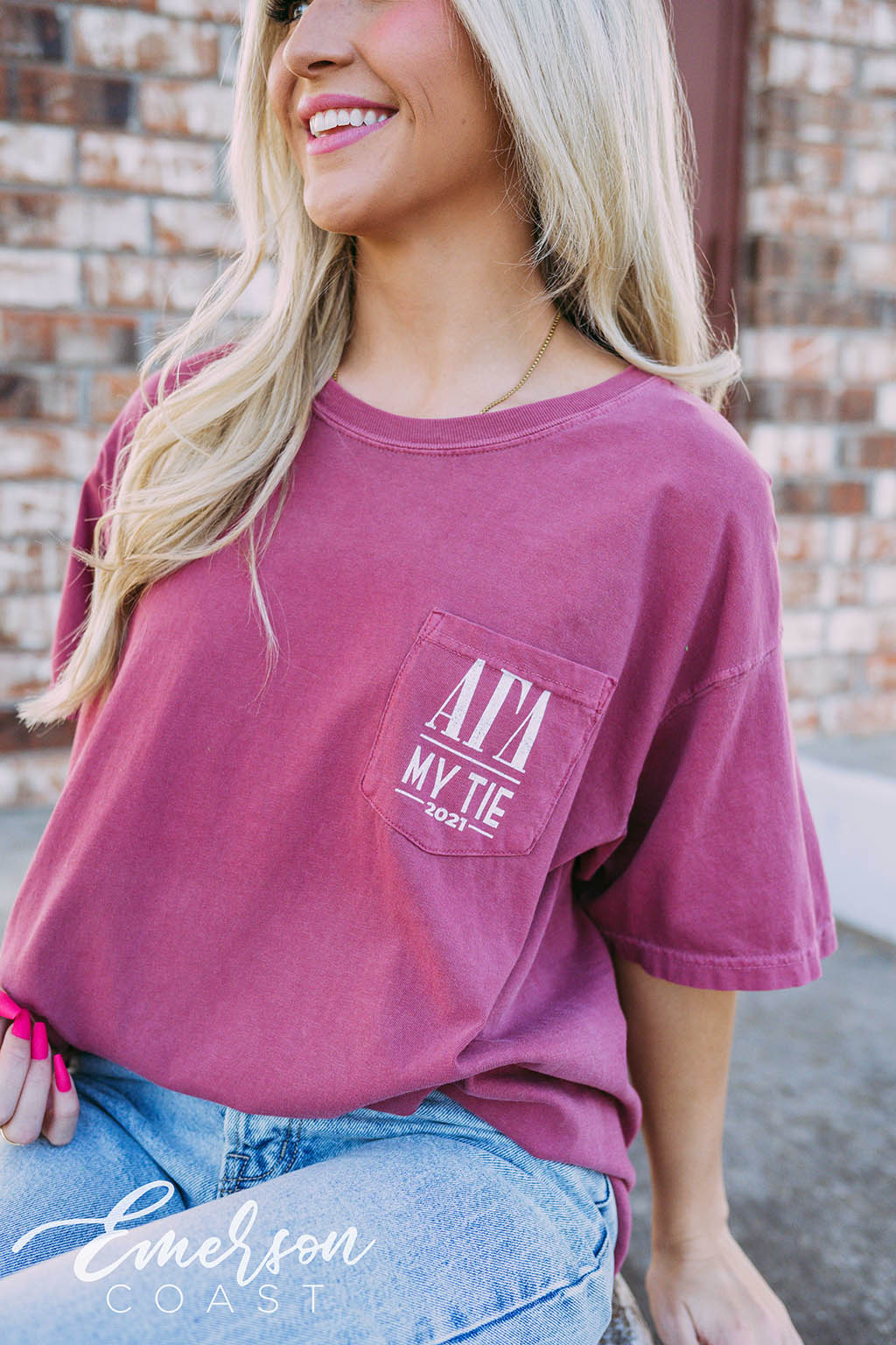 Alpha Gamma Delta Semi Formal My Tie Tee