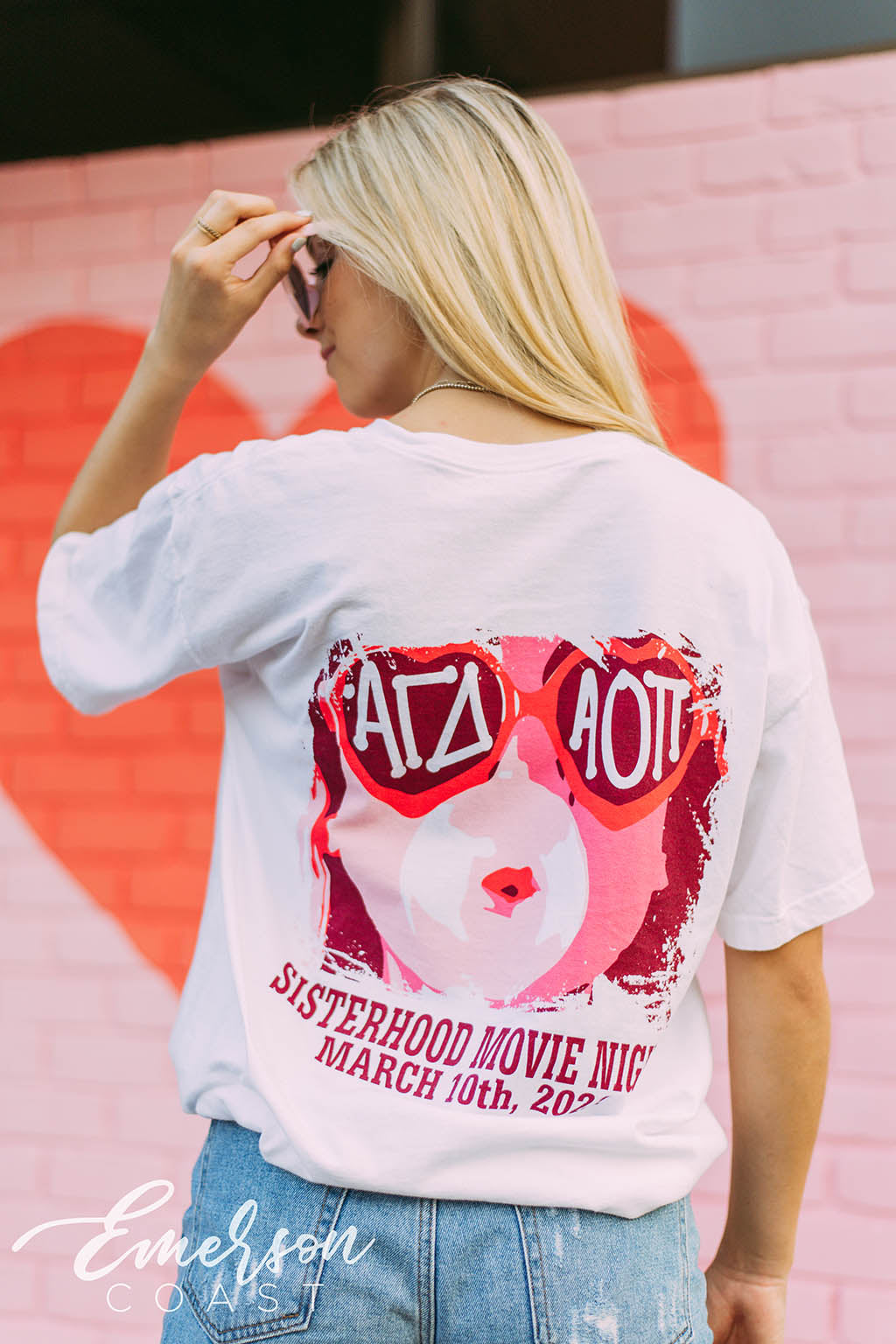 Alpha Gamma Delta Sisterhood Movie Night Tee