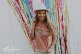 Alpha Chi Retro Rainbow Bid Day Tee