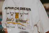 Alpha Chi Omega Dad's Weekend Tshirt