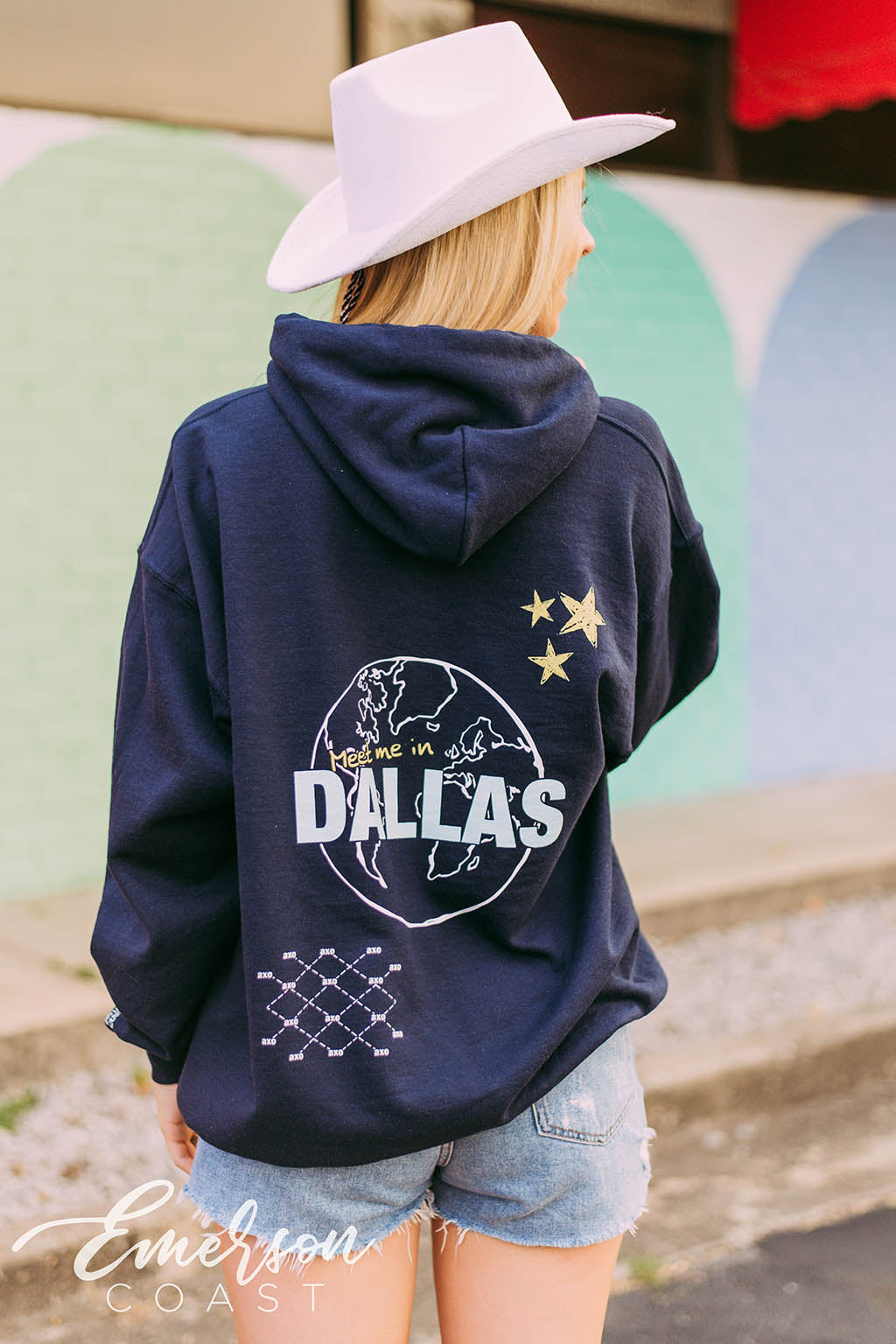 Alpha Chi Omega Meet Me In Dallas Hoodie