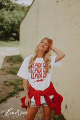 Alpha Chi Omega Lightning Tee