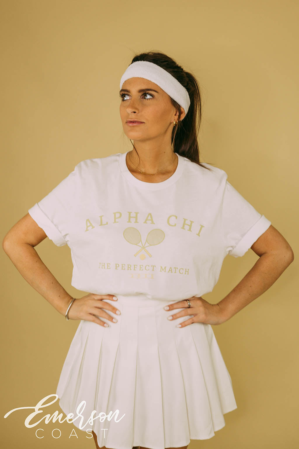 Alpha Chi The Perfect Match Bid Day Tee