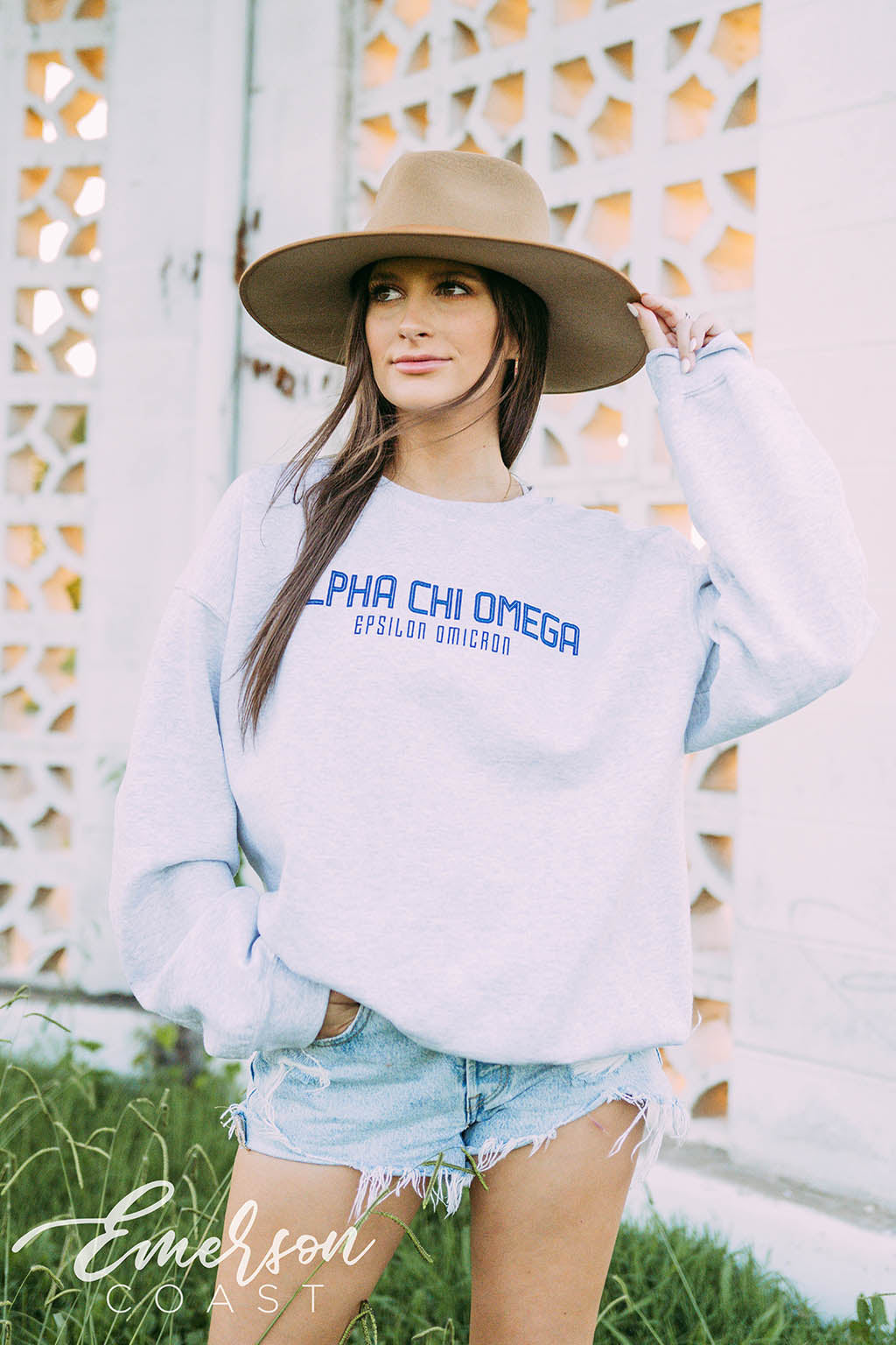 Alpha Chi Omega PR Simple Crewneck