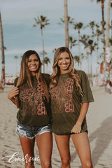 Alpha Chi Omega Floral PR Tshirt