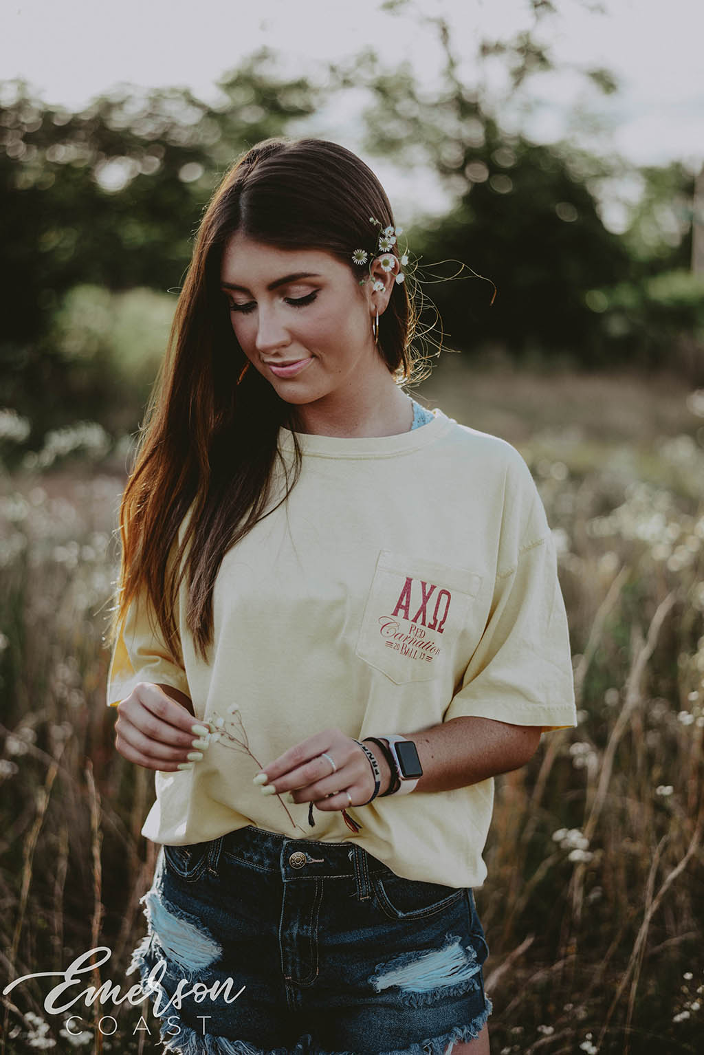 AXO Red Carnation Formal T-shirt