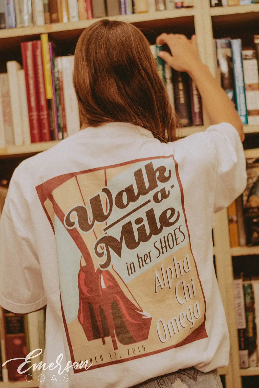 Alpha Chi Omega Walk A Mile Tshirt