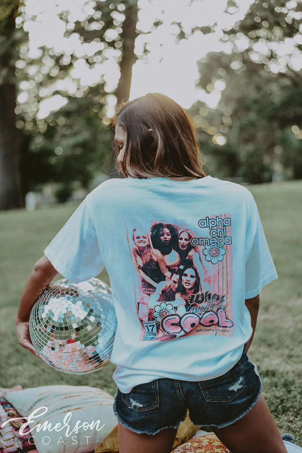 Alpha Chi What Used To Be Cool Y2K Tee