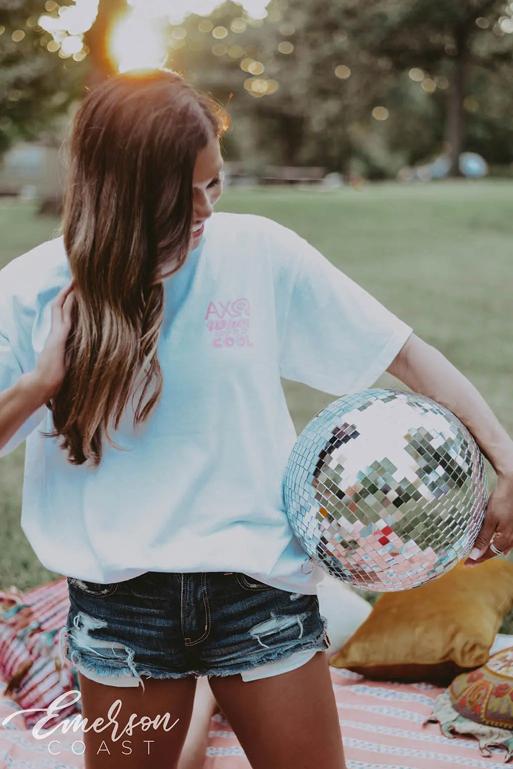 Alpha Chi What Used To Be Cool Y2K Tee