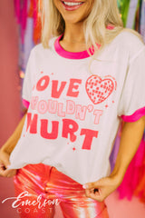Alpha Chi Omega Philanthropy Love Shouldnt Hurt Disco Heart Ringer