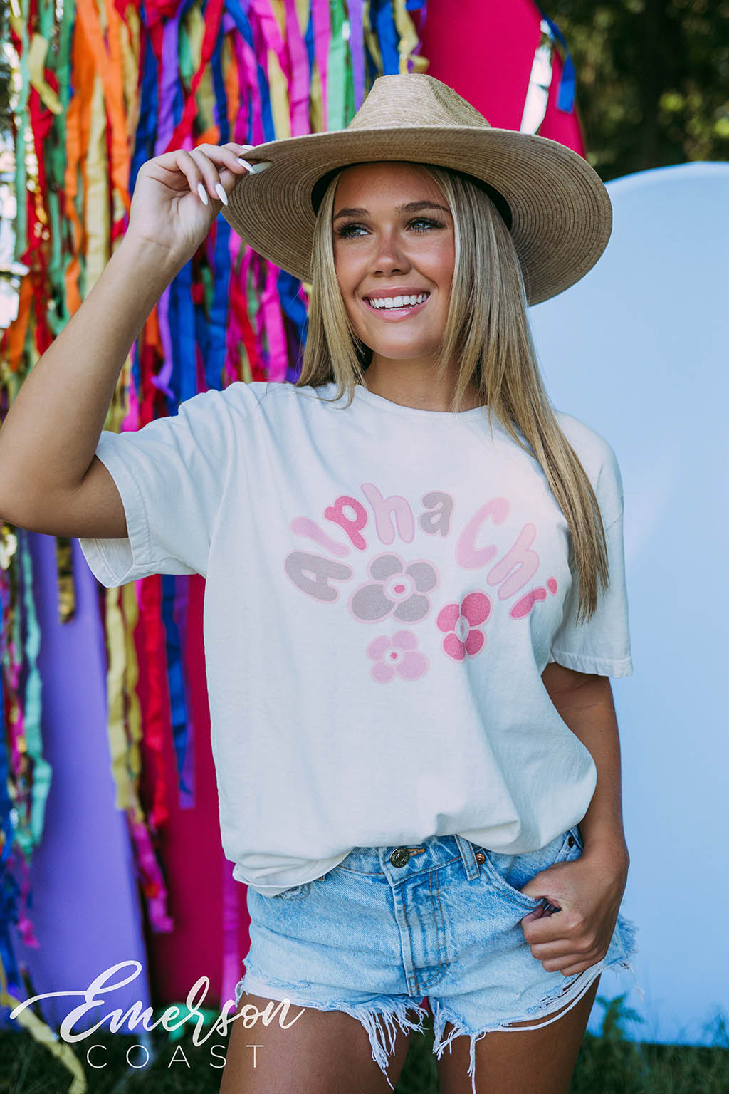 Alpha Chi PR Flower Tee