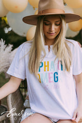 Alpha Chi Omega Colorful Recruitment Tee