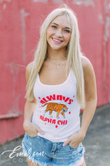 Alpha Chi Omega Tiger Tank